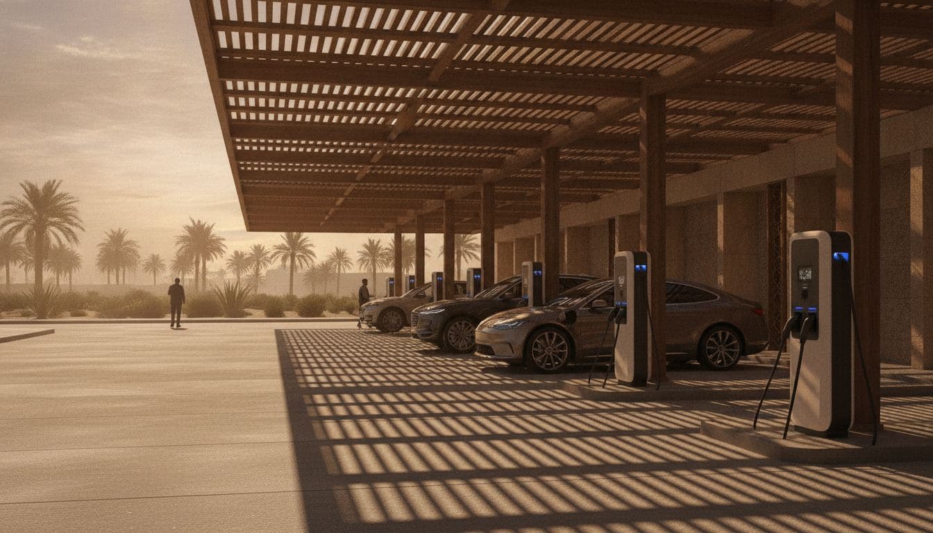 Scalable Group EV Charging for Parking, Fleets and Mobility Hubs