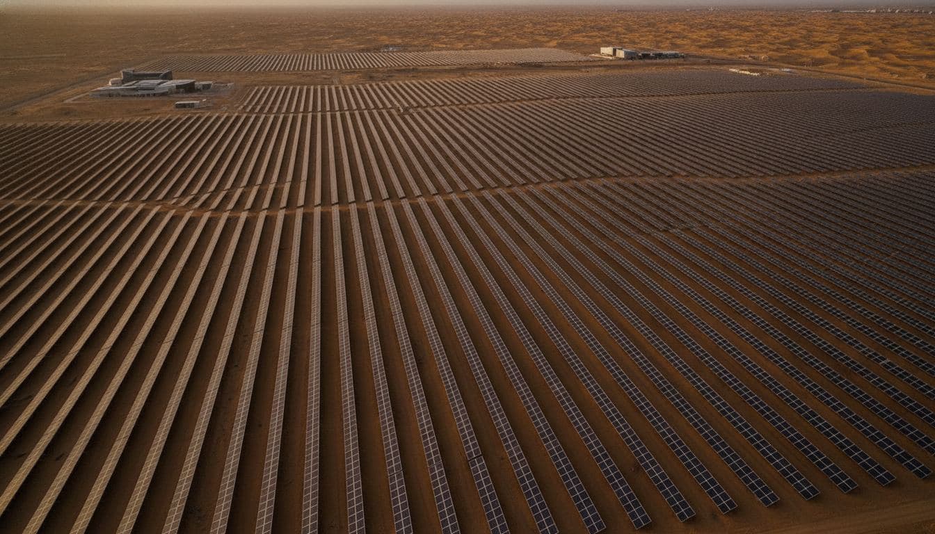 Scalable Solar Farms for Long-Term Energy Generation